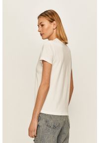 Vans T-shirt funkcyjny VN0A3UP4WHT-White. Okazja: na co dzień. Kolor: biały. Materiał: dzianina. Wzór: nadruk. Styl: casual #2