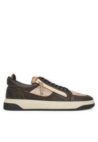 Giuseppe Zanotti - GIUSEPPE ZANOTTI Sneakersy RM50004/003 Brązowy. Kolor: brązowy. Materiał: skóra