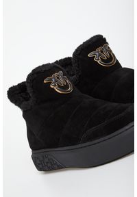 Pinko - Botki damskie zamszowe PINKO. Materiał: zamsz #2