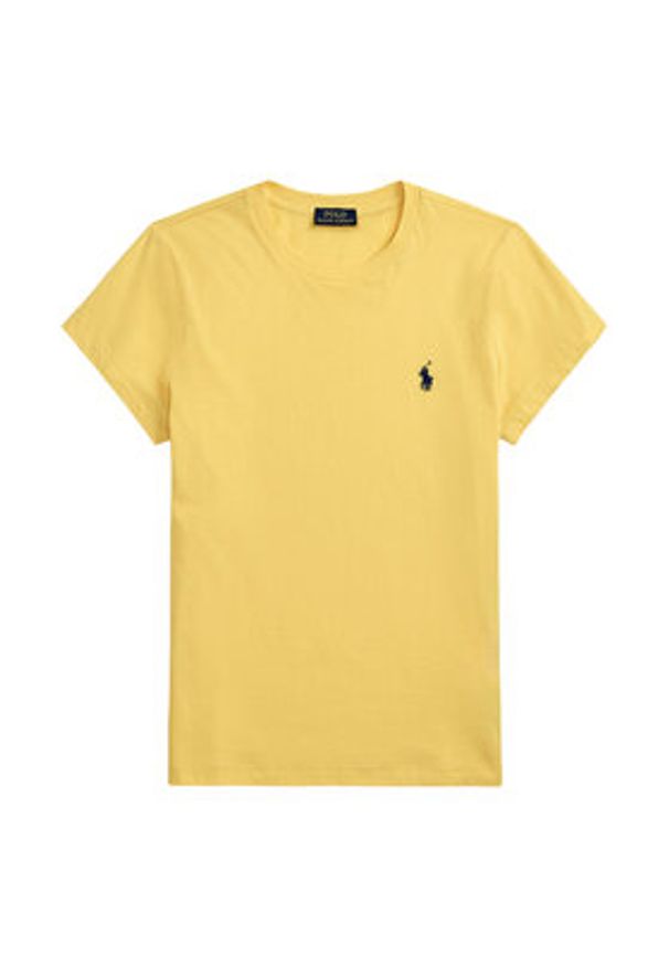 Polo Ralph Lauren T-Shirt 211B14605017 Żółty Classic Fit. Typ kołnierza: polo. Kolor: żółty. Materiał: bawełna