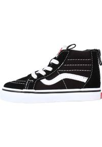 Vans - Buty VANS SK8-HI ZIP Czarny. Okazja: na co dzień. Kolor: czarny. Materiał: tkanina, skóra. Model: Vans SK8