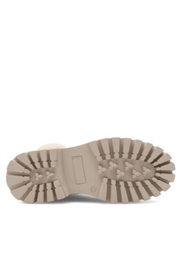 DeeZee Trapery GWEN H19001-6 Beżowy. Kolor: beżowy. Materiał: materiał