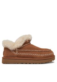 Ugg Śniegowce W Classic Ultra Mini Alpine 1158224 Brązowy. Kolor: brązowy. Materiał: skóra