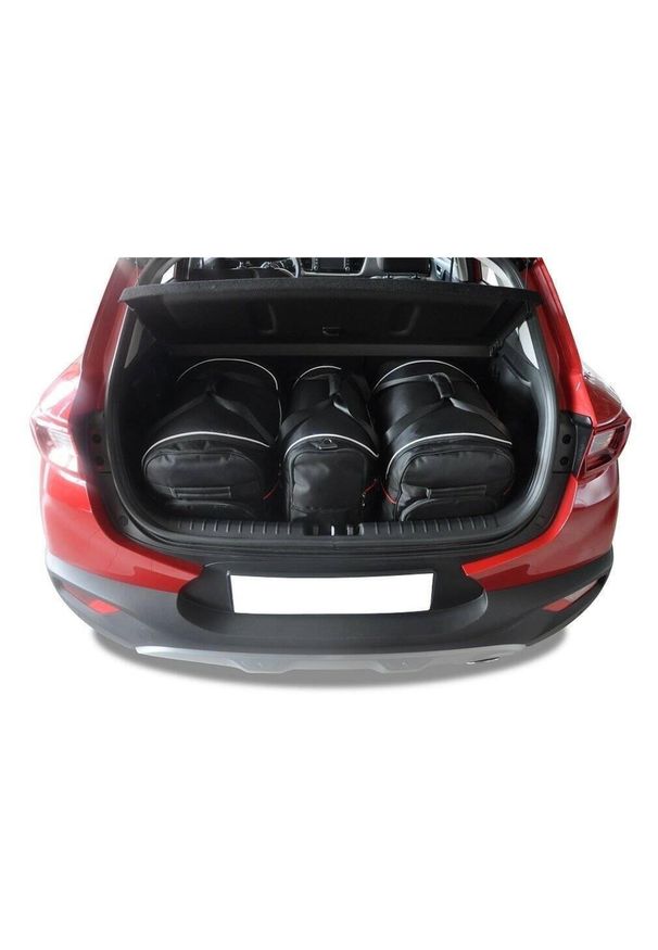 KJUST - Torby Do Bagażnika Kia Stonic 2017+ 3Szt Kjust. Kolor: czarny. Styl: sportowy