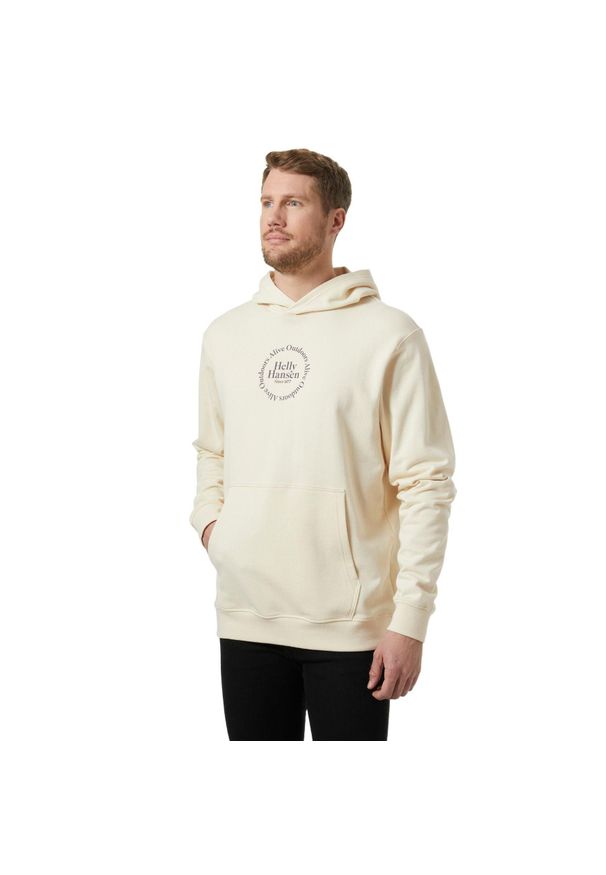 Bluza sportowa męska Helly Hansen Core Graphic. Typ kołnierza: kaptur. Kolor: biały
