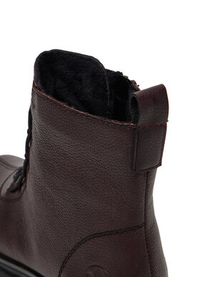 Rieker Trzewiki Y7150-35 Bordowy. Kolor: czerwony. Materiał: skóra, syntetyk #4