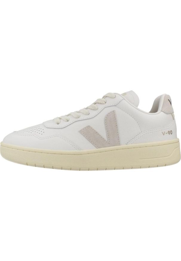 Veja - Buty VEJA V 90 OT Biały. Kolor: zielony, biały, wielokolorowy. Materiał: tkanina, skóra. Styl: sportowy