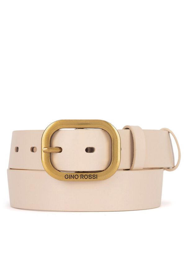 Gino Rossi - Pasek GINO ROSSI. Kolor: beżowy