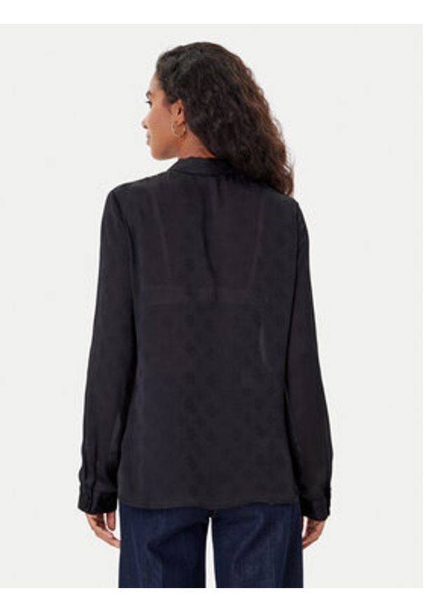 Guess Koszula W5YH1A WHCR2 Czarny Regular Fit. Kolor: czarny. Materiał: syntetyk