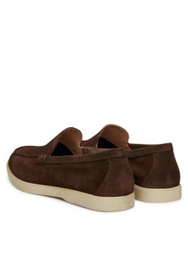 Gino Rossi Mokasyny MASSI-01 MI08 Brązowy. Kolor: brązowy. Materiał: skóra, zamsz