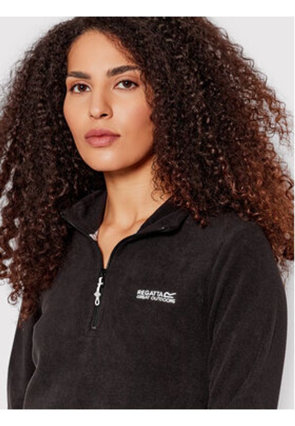 Regatta Polar Sweetheart RWA027 Czarny Regular Fit. Kolor: czarny. Materiał: syntetyk