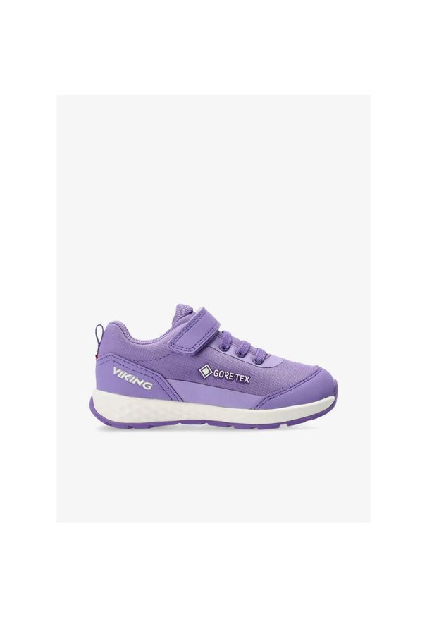 Buty dla dziewczynek Viking Fun GTX 1V. Kolor: fioletowy. Styl: sportowy. Sport: turystyka piesza