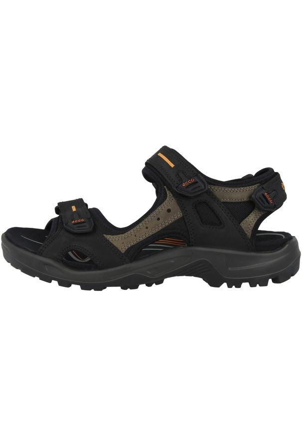 ecco - Buty do chodzenia męskie Ecco Offroad Marine. Zapięcie: rzepy. Kolor: czarny. Materiał: materiał, syntetyk. Sport: turystyka piesza