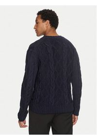 PAUL & SHARK - Paul&Shark Sweter 14311084 Granatowy Regular Fit. Kolor: niebieski. Materiał: wełna #3