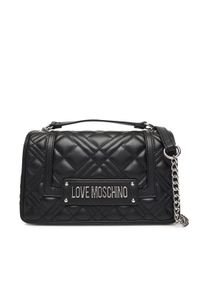 Love Moschino - LOVE MOSCHINO Torebka JC4001PP1NLA000B Czarny. Kolor: czarny. Materiał: skórzane