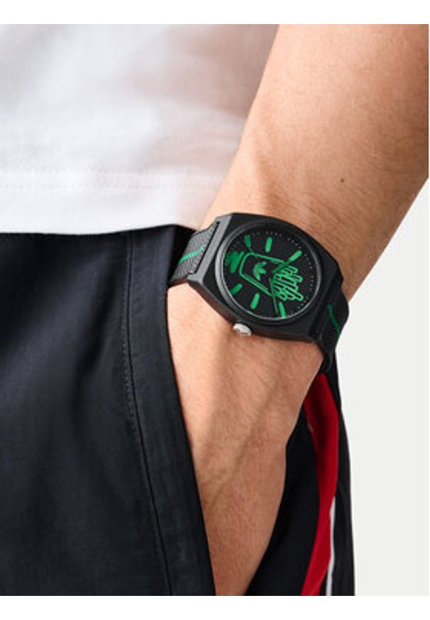 Adidas - adidas Zegarek Project Two AOST25040 Czarny. Kolor: czarny