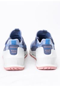ecco - Sneakersy damskie Ecco BIOM 2.0 W LOW TEX. Zapięcie: sznurówki. Kolor: niebieski. Materiał: guma, skóra, materiał #2