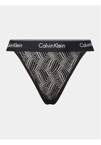 Calvin Klein Underwear Stringi 000QF7714E Czarny. Kolor: czarny. Materiał: syntetyk