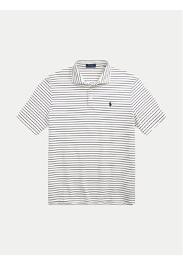 Polo Ralph Lauren Polo 710969622001 Biały Slim Fit. Typ kołnierza: polo. Kolor: biały. Materiał: bawełna