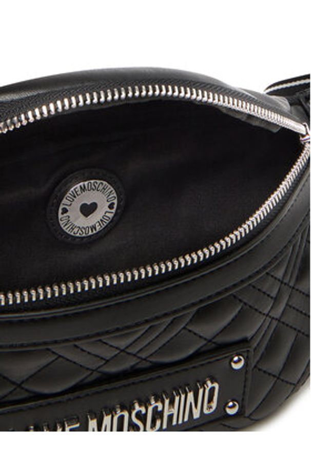 Love Moschino - LOVE MOSCHINO Nerka JC4003PP1NLA000B Czarny. Kolor: czarny. Materiał: skóra