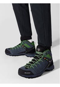 Salewa Trekkingi Ms Alp Mate Mid Wp 61384-3862 Granatowy. Kolor: niebieski. Materiał: zamsz, skóra. Sport: turystyka piesza #5