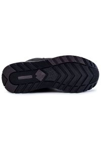 Męskie Ocieplane Buty Trekkingowe Cross Jeans KK1R4031C Czarne. Zapięcie: sznurówki. Kolor: czarny. Materiał: skóra. Sezon: jesień, zima. Obcas: na platformie #4