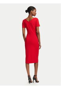 Rinascimento Sukienka koktajlowa CFC0129420003 Czerwony Slim Fit. Kolor: czerwony. Materiał: syntetyk. Styl: wizytowy #3