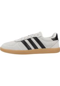 Adidas - Kapcie ADIDAS BREAKNET SLEEK Szary. Kolor: szary. Materiał: syntetyk, tkanina, skóra. Styl: sportowy