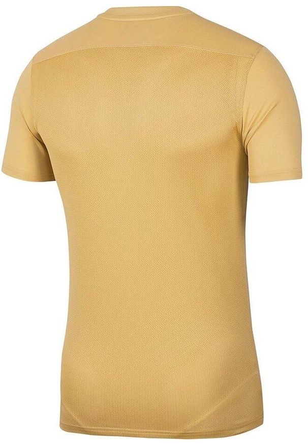 Koszulka do piłki nożnej dla dzieci Nike Dry Park VII JSY SS z krótkim rękawem. Kolor: beżowy. Długość rękawa: krótki rękaw. Długość: krótkie. Sport: piłka nożna