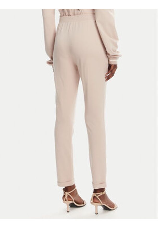 Liu Jo Sport Spodnie dresowe TA5303 J5942 Beżowy Regular Fit. Kolor: beżowy. Materiał: syntetyk