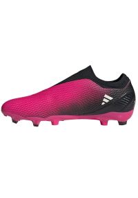 Adidas - Buty piłkarskie adidas X Speedportal.3 Fg Ll M GZ5065 róże i fiolety różowe. Kolor: różowy. Materiał: guma, syntetyk. Sport: piłka nożna