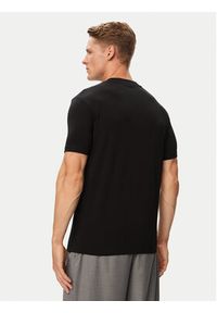Karl Lagerfeld - KARL LAGERFELD T-Shirt 755041 563221 Czarny Regular Fit. Typ kołnierza: dekolt w karo. Kolor: czarny. Materiał: bawełna #4
