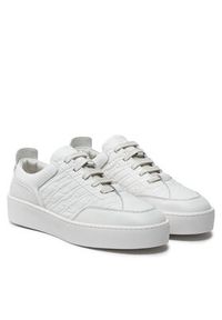 Emporio Armani Sneakersy X3X207 XR234 00001 Biały. Kolor: biały. Materiał: skóra #4