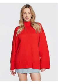 Edited Sweter Kiria EDT6615001000002 Czerwony Relaxed Fit. Kolor: czerwony. Materiał: syntetyk
