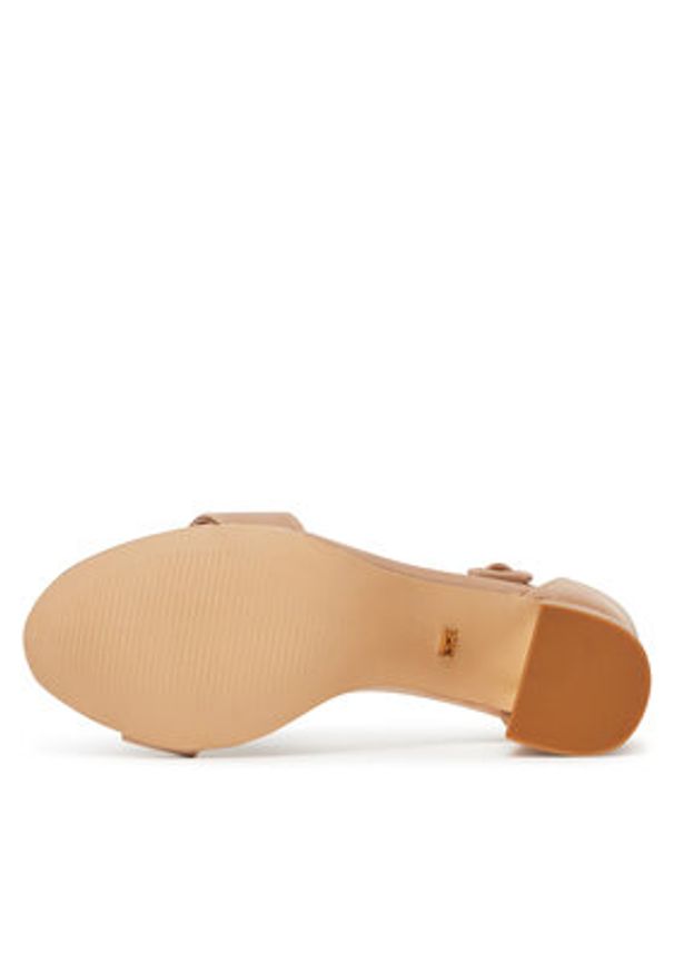 DeeZee Sandały DF-7154-26-82837 Beżowy. Kolor: beżowy. Materiał: skóra