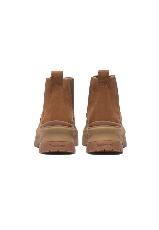 Timberland Roxie Lane MID CHELSEA BOOT RUST NUBUCK Sztyblety damskie. Kolor: brązowy. Materiał: nubuk