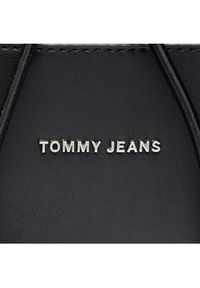 Tommy Jeans Torebka Tjw Academia Tote AW0AW12495 Czarny. Kolor: czarny. Materiał: skórzane