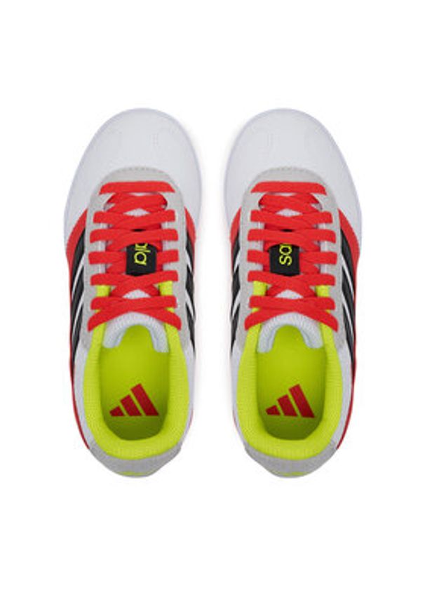 Adidas - adidas Buty do piłki nożnej Super Sala Competition III Indoor JP5435 Biały. Kolor: biały. Materiał: materiał