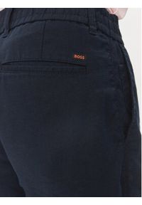 BOSS - Boss Szorty materiałowe Chino-Tapered-Ds-1-S 50513027 Granatowy Tapered Fit. Kolor: niebieski. Materiał: len #5