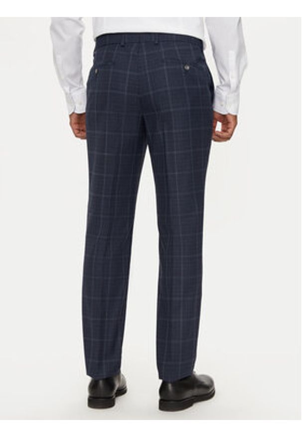 BOSS - Boss Garnitur C-Huge 50521650 Granatowy Slim Fit. Kolor: niebieski. Materiał: wełna