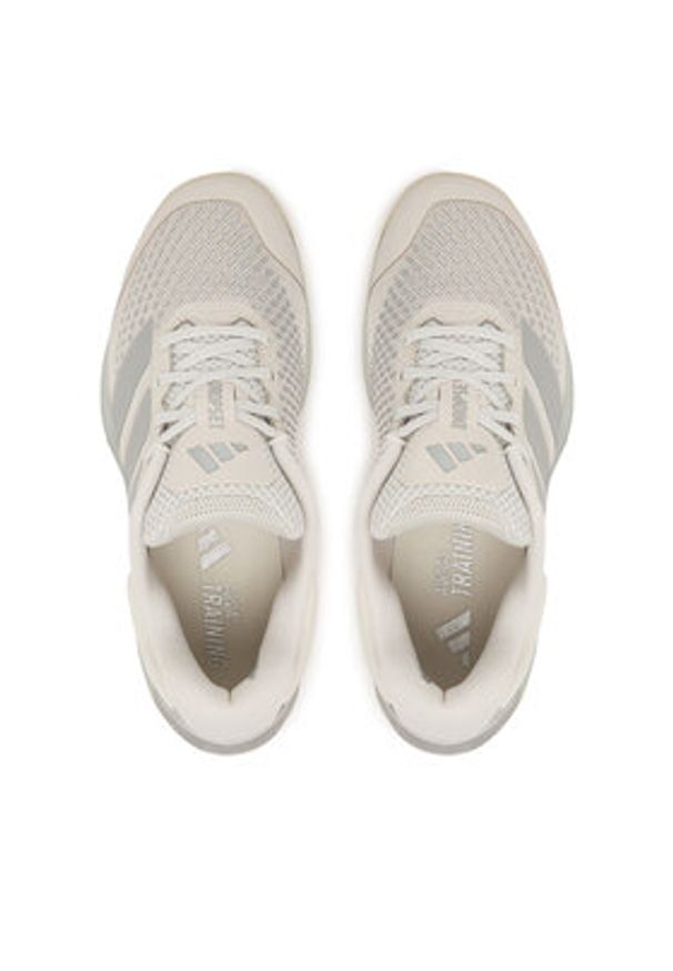 Adidas - adidas Buty na siłownię Dropset 4 Training Shoes KJ6603 Beżowy. Kolor: beżowy. Materiał: materiał. Sport: fitness