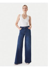Fracomina Jeansy FP25WV3015D46002 Granatowy Wide Leg. Kolor: niebieski #4