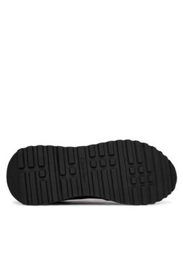 Calvin Klein Sneakersy City Runner Laceup Lth HM0HM02146 Czarny. Kolor: czarny. Materiał: skóra
