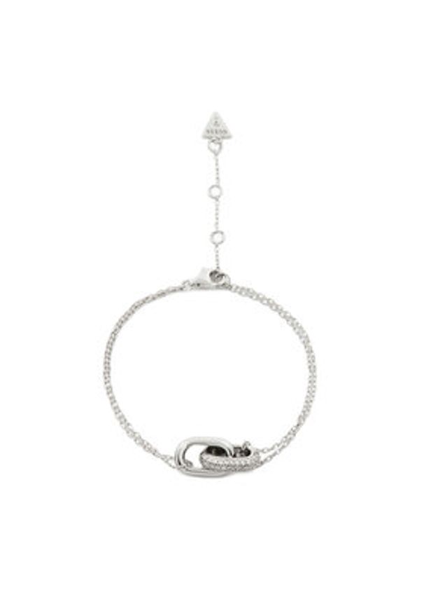 Guess Bransoletka JSBB04 551JW Srebrny. Materiał: metalowe. Kolor: srebrny