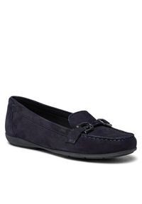 Geox Mokasyny D Annytah Moc A D84BMA 00032 C4007 Czarny. Kolor: niebieski. Materiał: skóra, nubuk #4