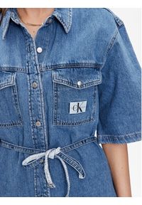 Calvin Klein Jeans Sukienka jeansowa J20J220666 Niebieski Relaxed Fit. Kolor: niebieski. Materiał: bawełna #5