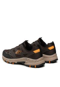 skechers - Skechers Półbuty Hillcrest 237265/BRN Brązowy. Kolor: brązowy. Materiał: skóra #7