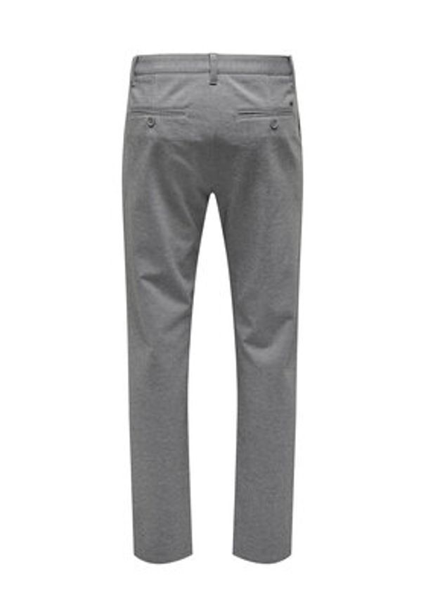 Only & Sons Chinosy 22026242 Szary Regular Fit. Kolor: szary. Materiał: syntetyk