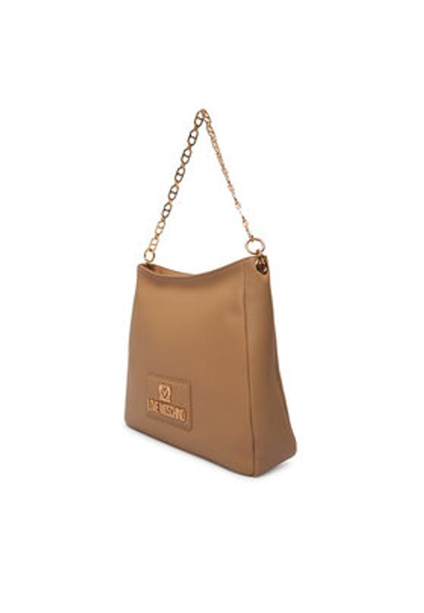 Love Moschino - LOVE MOSCHINO Torebka JC4166PP1OL1210A Beżowy. Kolor: beżowy. Materiał: skórzane