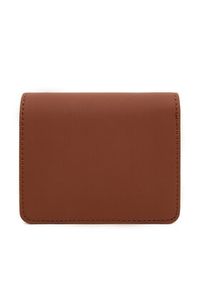 Love Moschino - LOVE MOSCHINO Mały Portfel Damski JC5612PP1NKD0312 Brązowy. Kolor: brązowy. Materiał: skóra